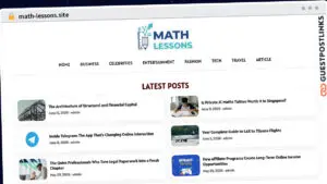Publish Guest Post on math-lessons.site