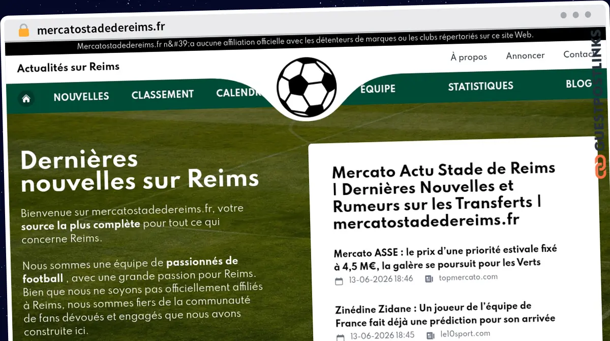 Publish Guest Post on mercatostadedereims.fr