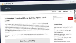 Publish Guest Post on metromap.in
