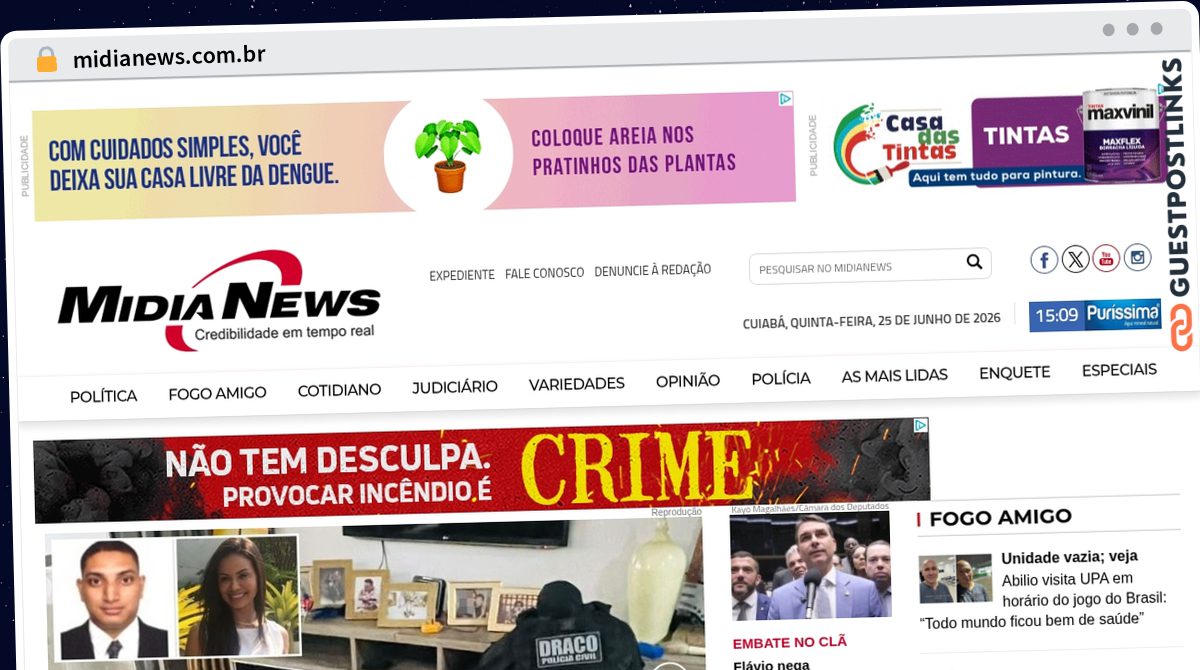 Publish Guest Post on midianews.com.br