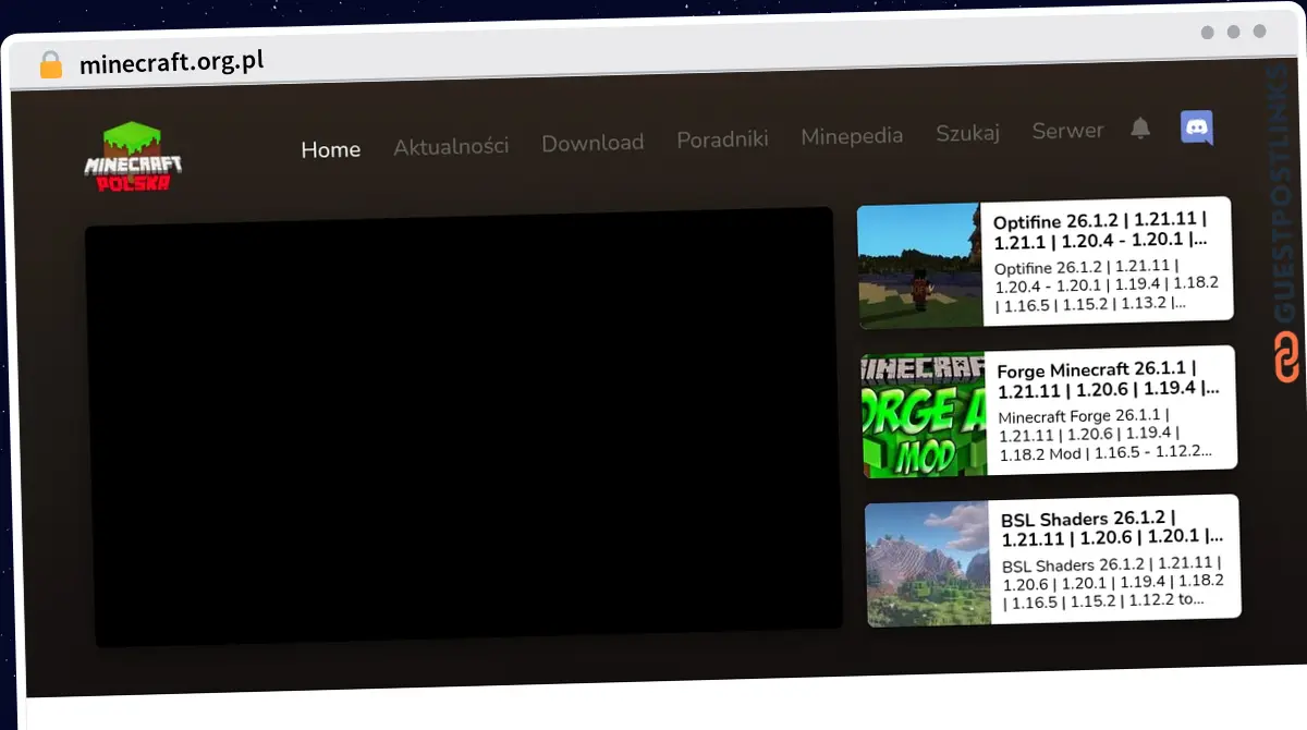 Publish Guest Post on minecraft.org.pl