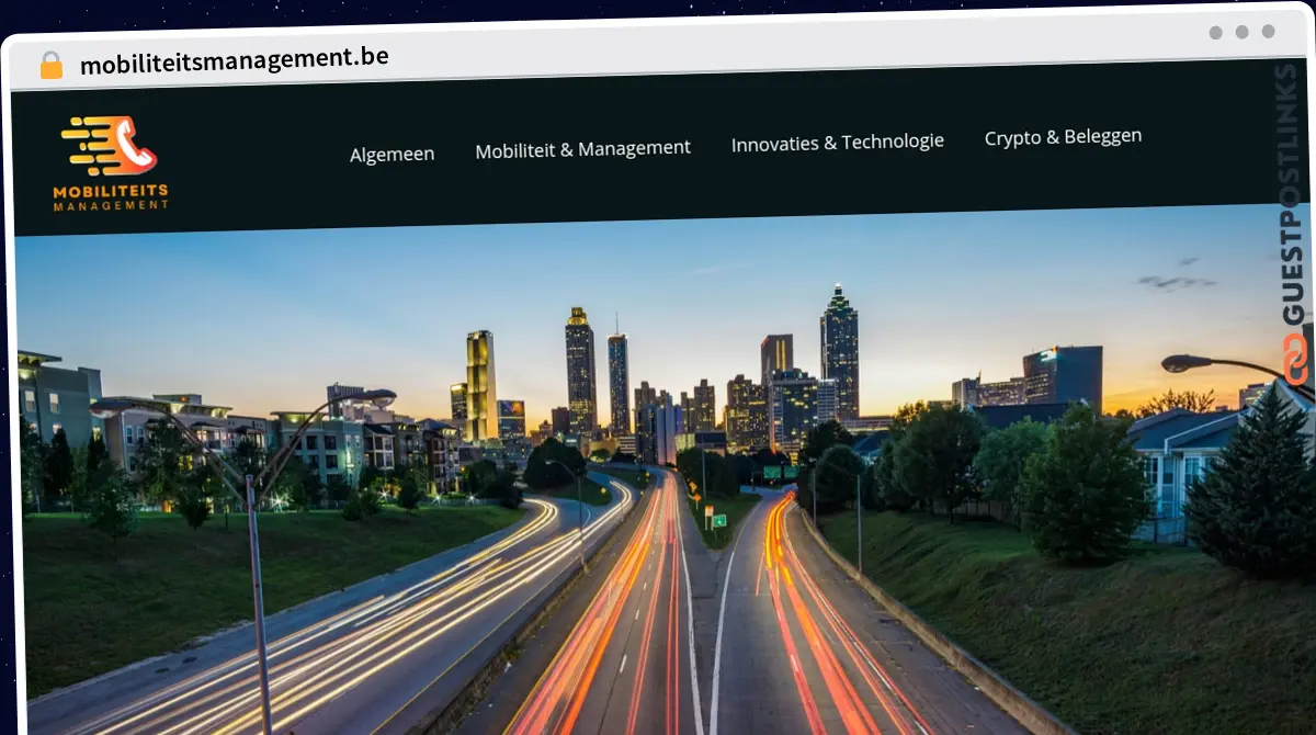 Publish Guest Post on mobiliteitsmanagement.be