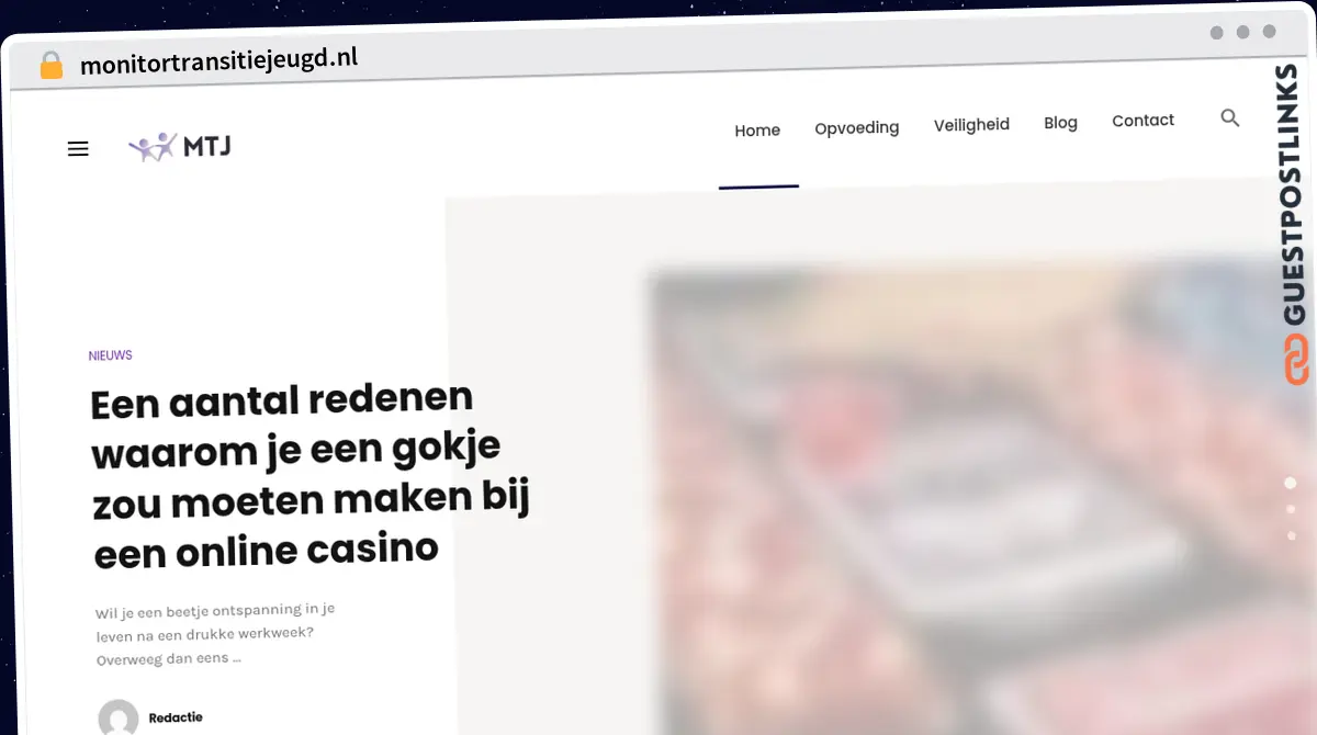 Publish Guest Post on monitortransitiejeugd.nl