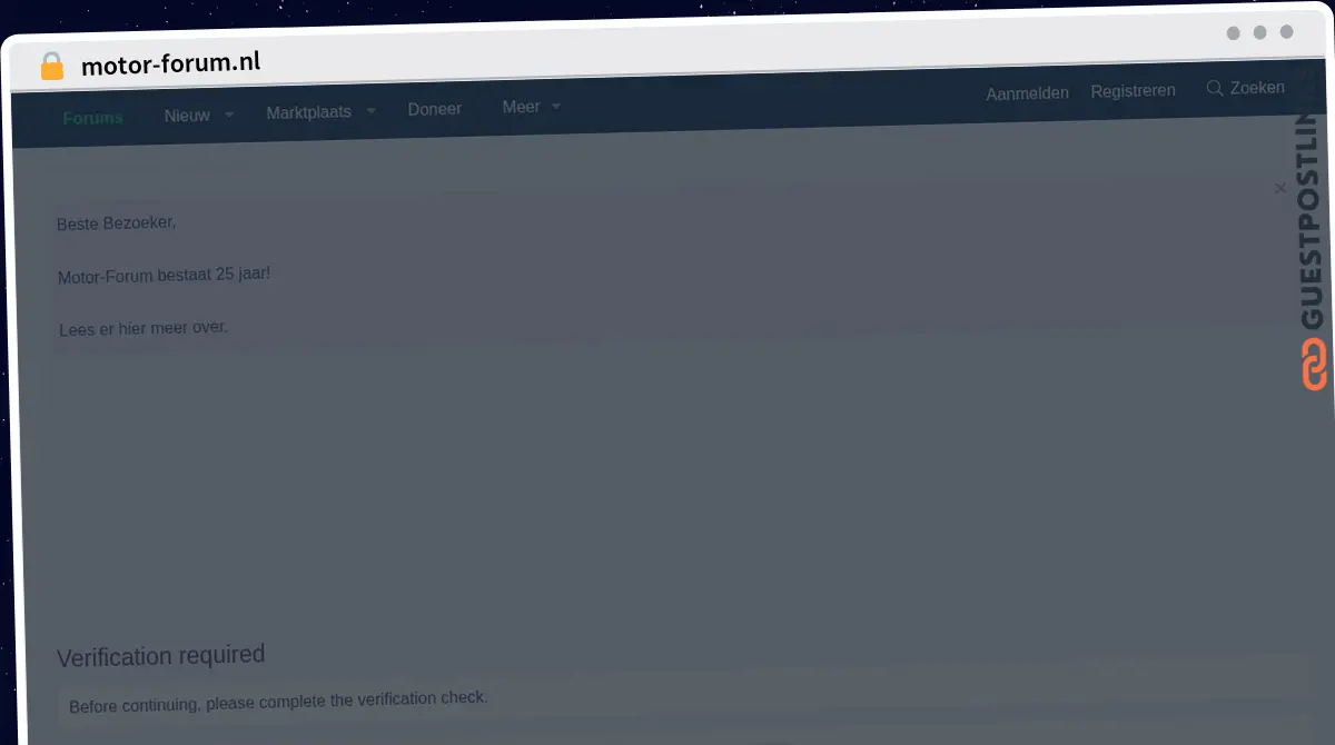 Publish Guest Post on motor-forum.nl