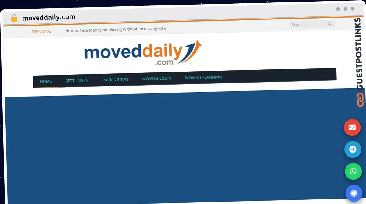 Publish Guest Post on moveddaily.com