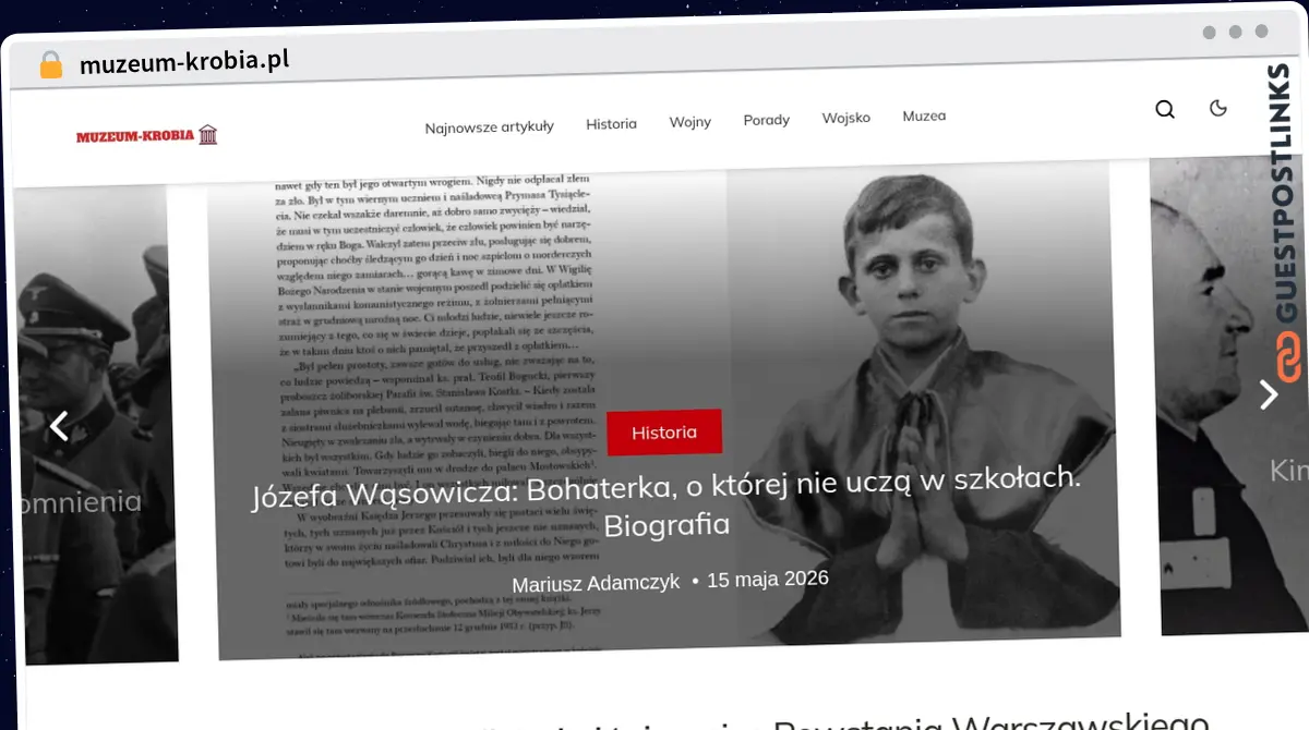 Publish Guest Post on muzeum-krobia.pl