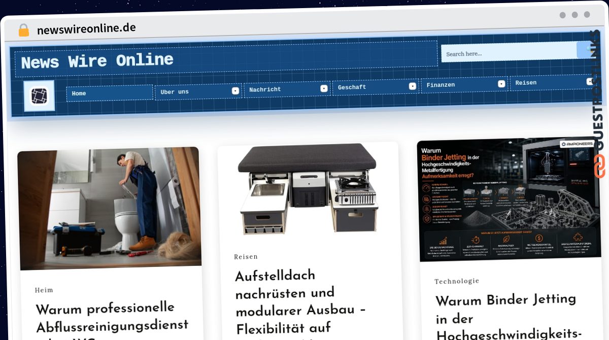 Publish Guest Post on newswireonline.de
