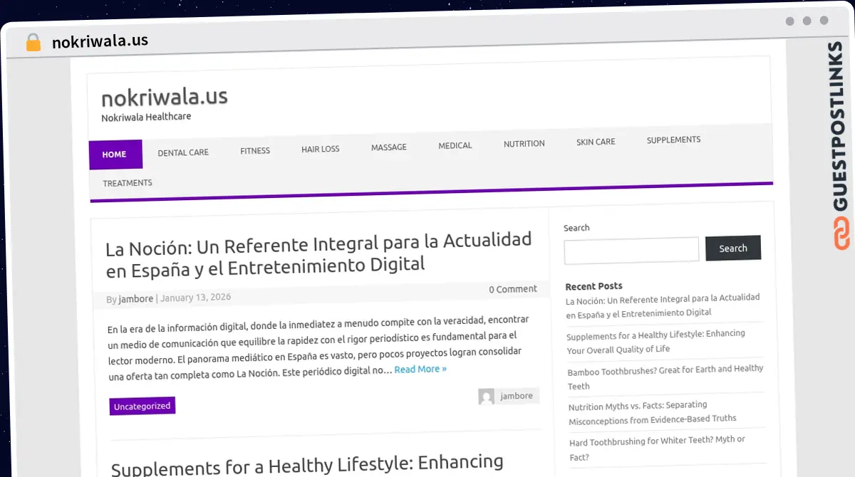Publish Guest Post on nokriwala.us