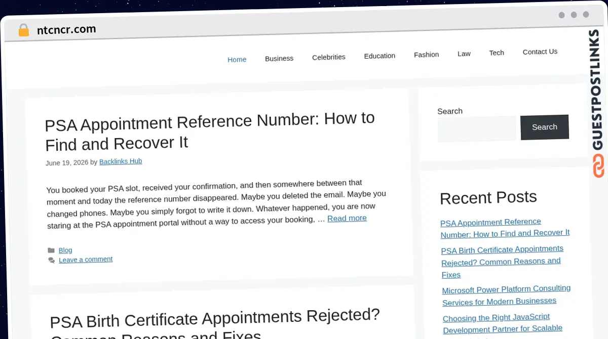 Publish Guest Post on ntcncr.com