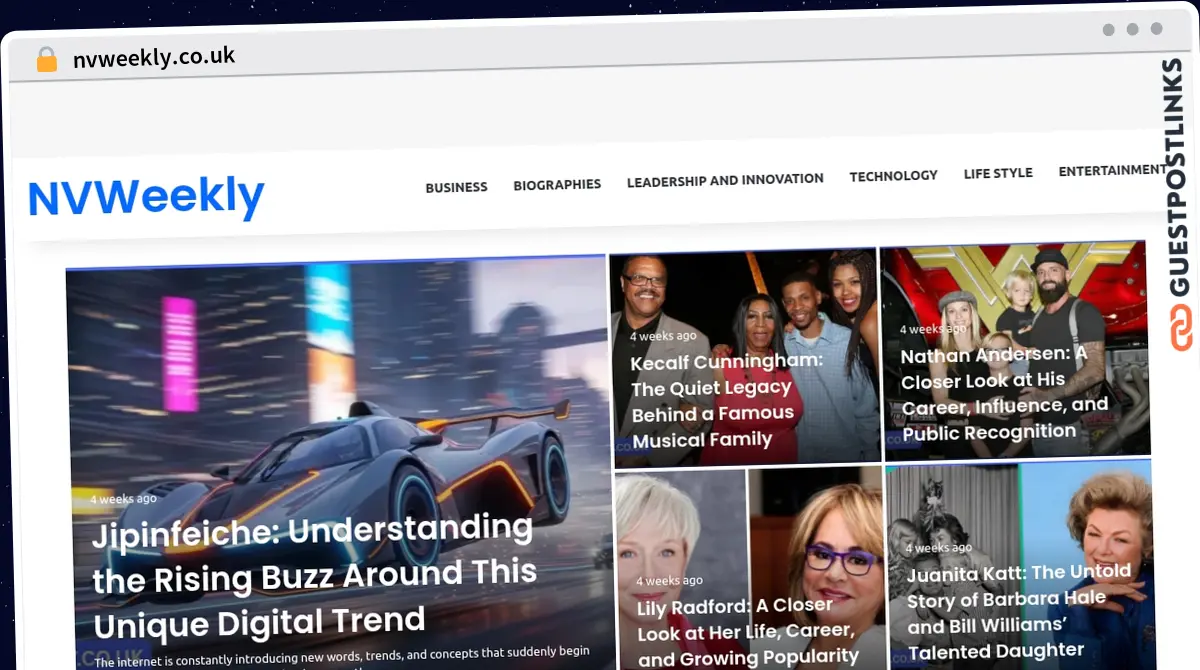 Publish Guest Post on nvweekly.co.uk