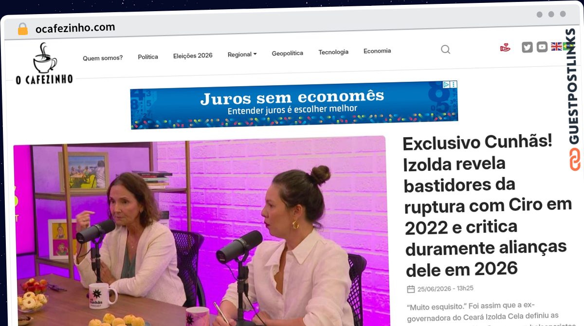 Publish Guest Post on ocafezinho.com