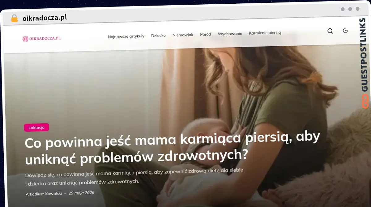 Publish Guest Post on oikradocza.pl
