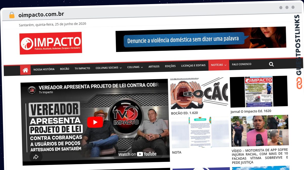 Publish Guest Post on oimpacto.com.br