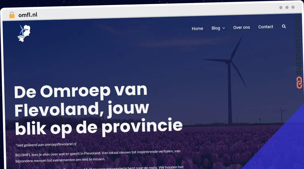 Publish Guest Post on omfl.nl