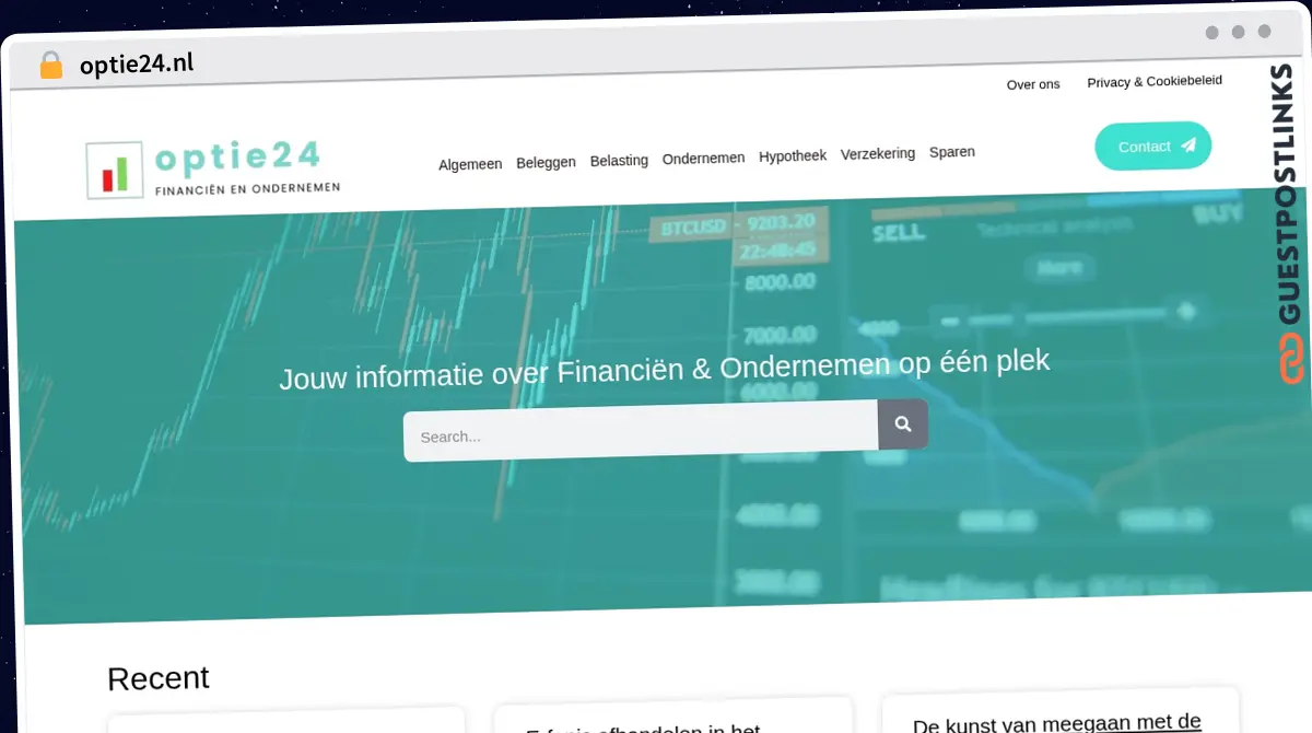 Publish Guest Post on optie24.nl