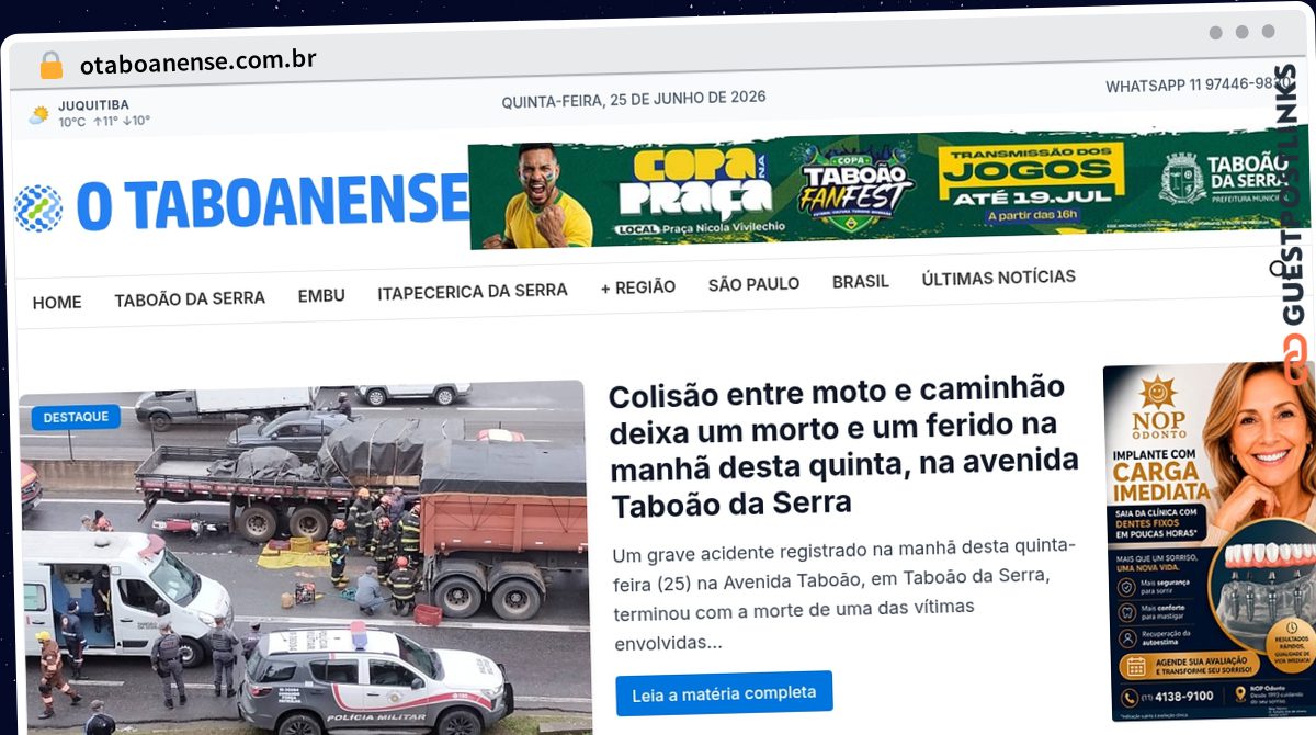 Publish Guest Post on otaboanense.com.br