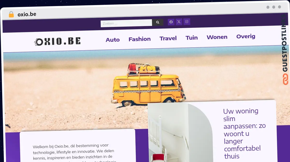 Publish Guest Post on oxio.be