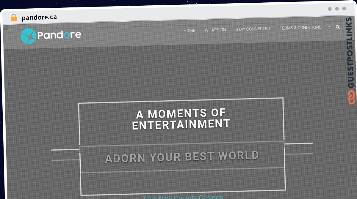 Publish Guest Post on pandore.ca
