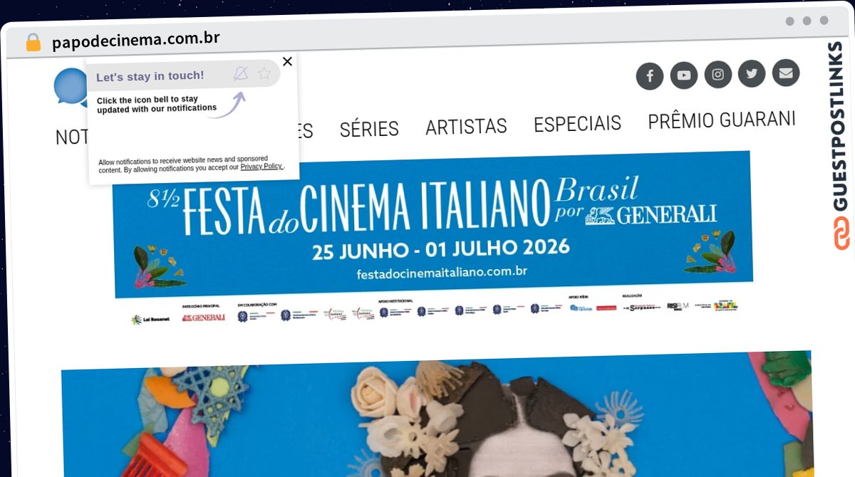 Publish Guest Post on papodecinema.com.br