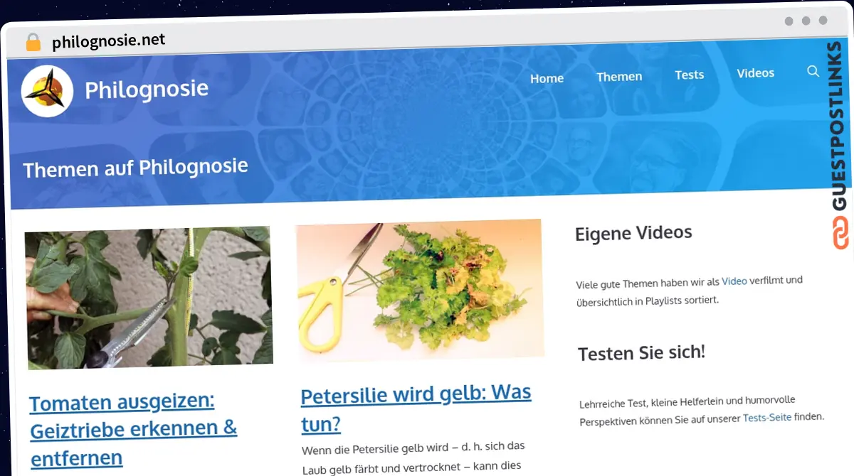 Publish Guest Post on philognosie.net