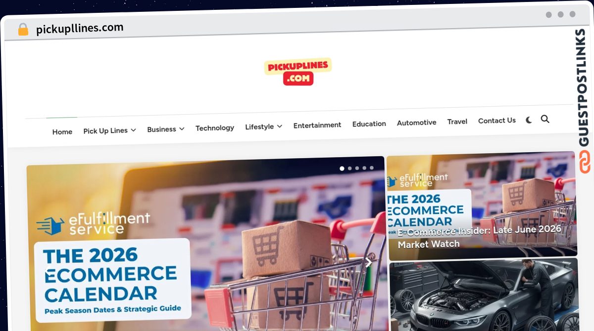 Publish Guest Post on pickupllines.com