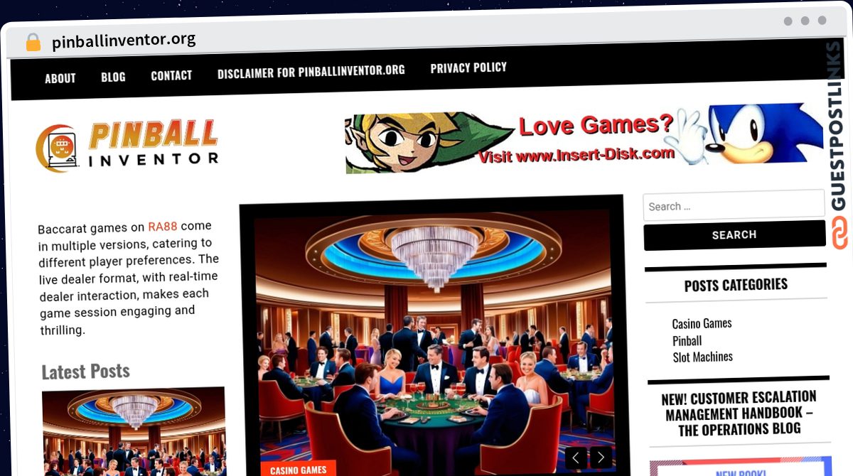 Publish Guest Post on pinballinventor.org
