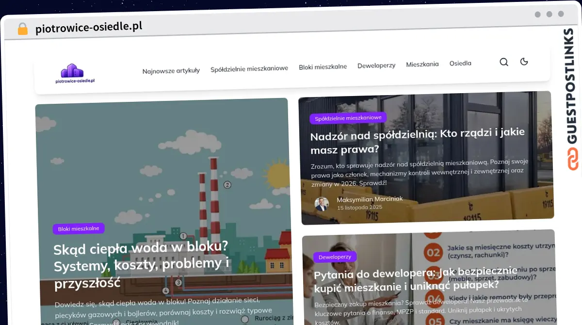 Publish Guest Post on piotrowice-osiedle.pl