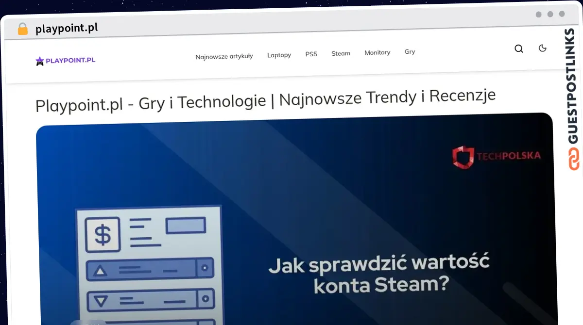 Publish Guest Post on playpoint.pl