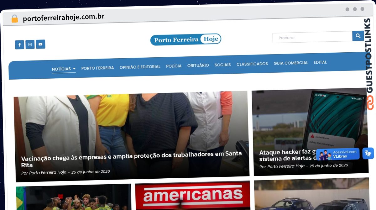 Publish Guest Post on portoferreirahoje.com.br