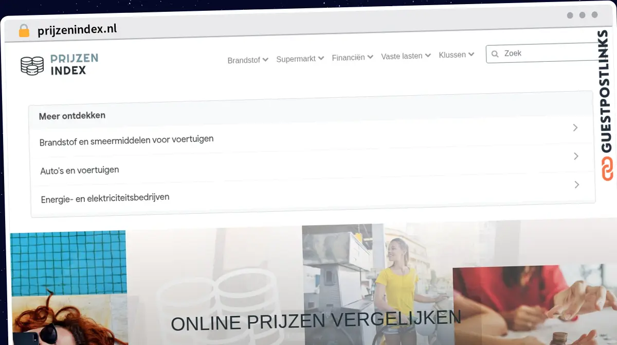 Publish Guest Post on prijzenindex.nl