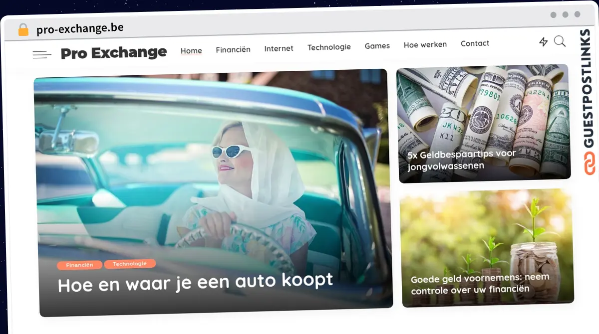 Publish Guest Post on pro-exchange.be