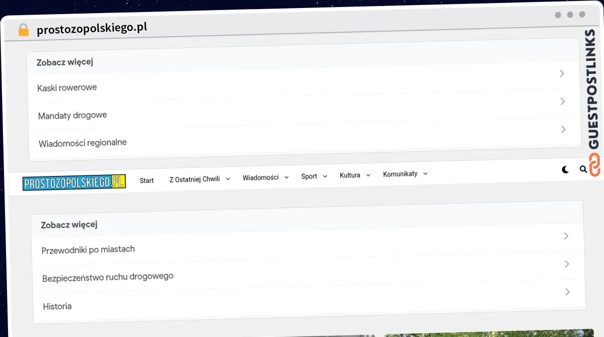 Publish Guest Post on prostozopolskiego.pl