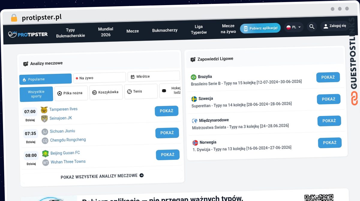 Publish Guest Post on protipster.pl