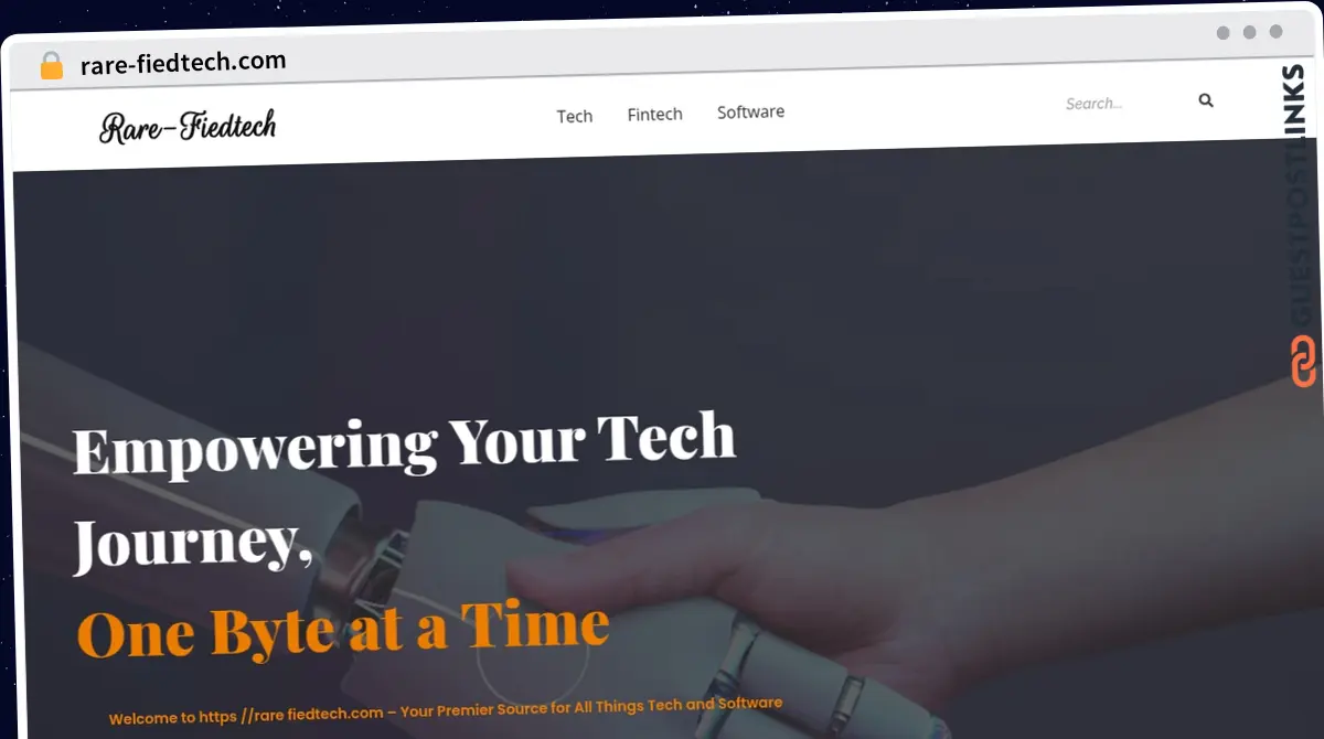 Publish Guest Post on rare-fiedtech.com