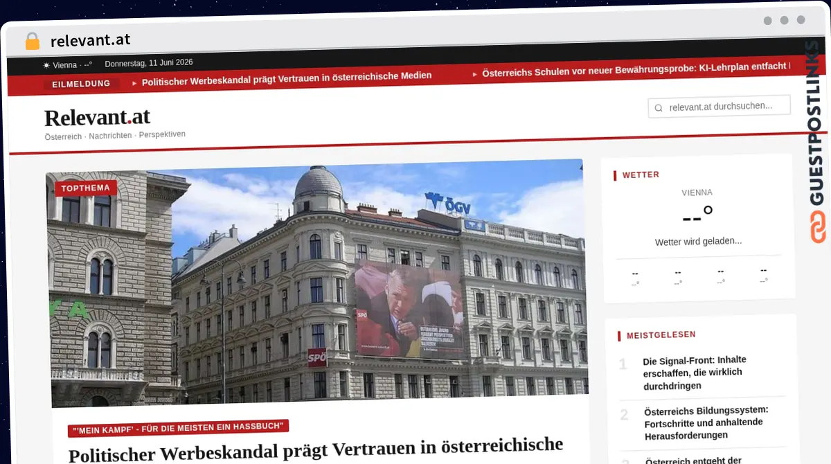 Publish Guest Post on relevant.at