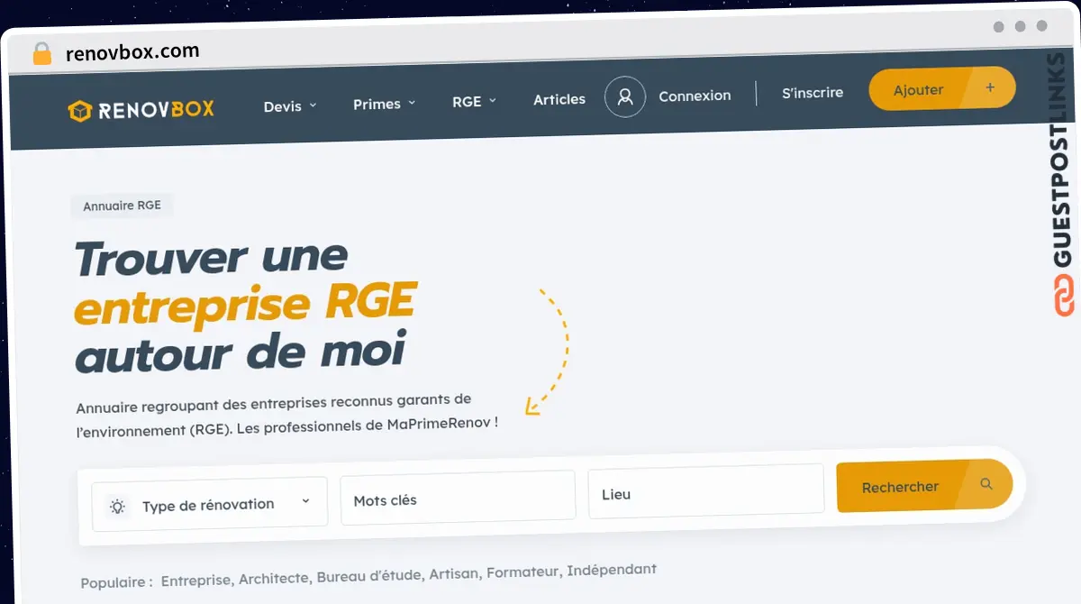 Publish Guest Post on renovbox.com