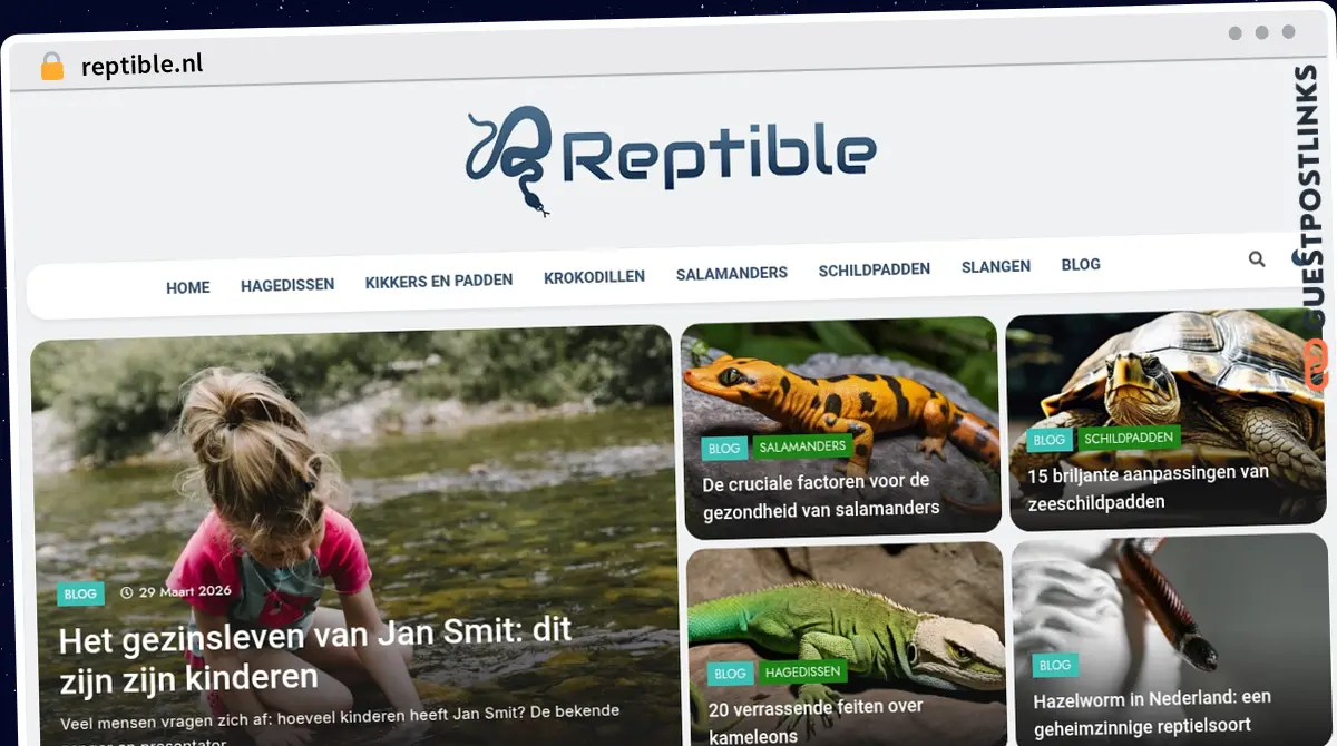 Publish Guest Post on reptible.nl