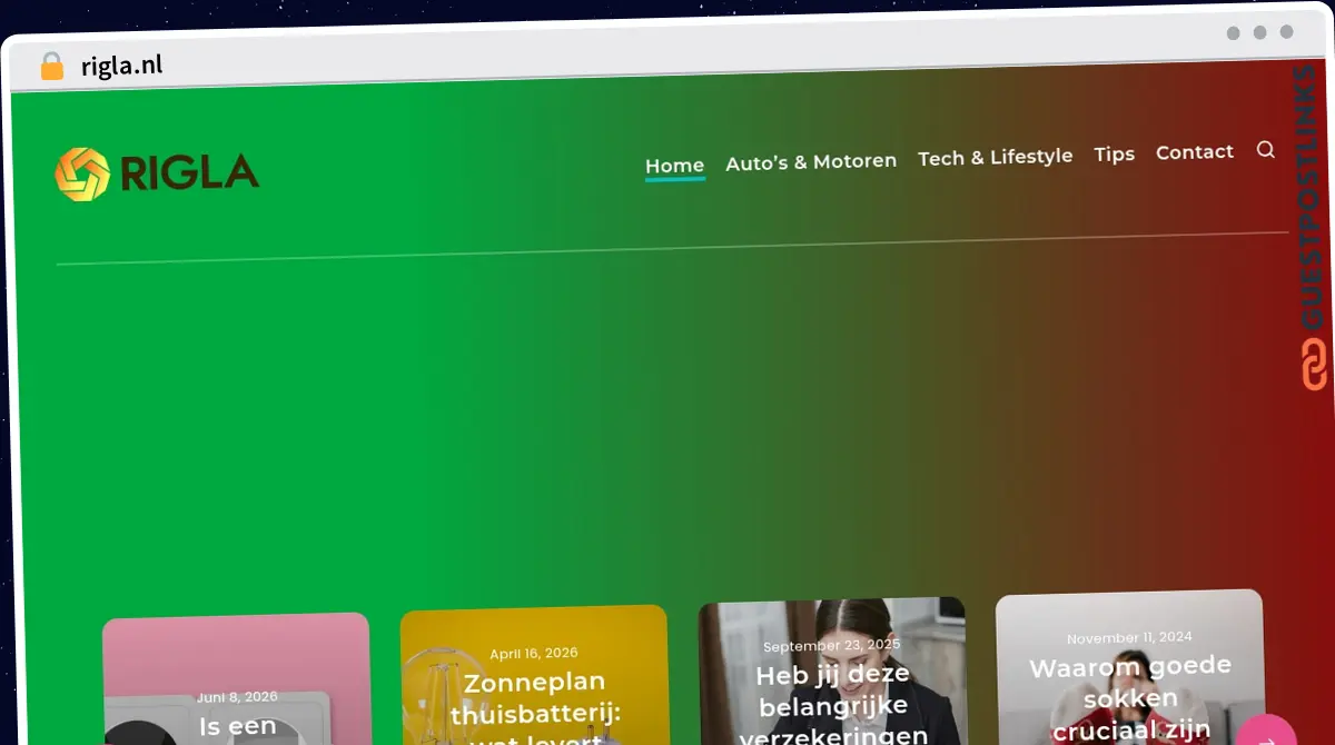 Publish Guest Post on rigla.nl