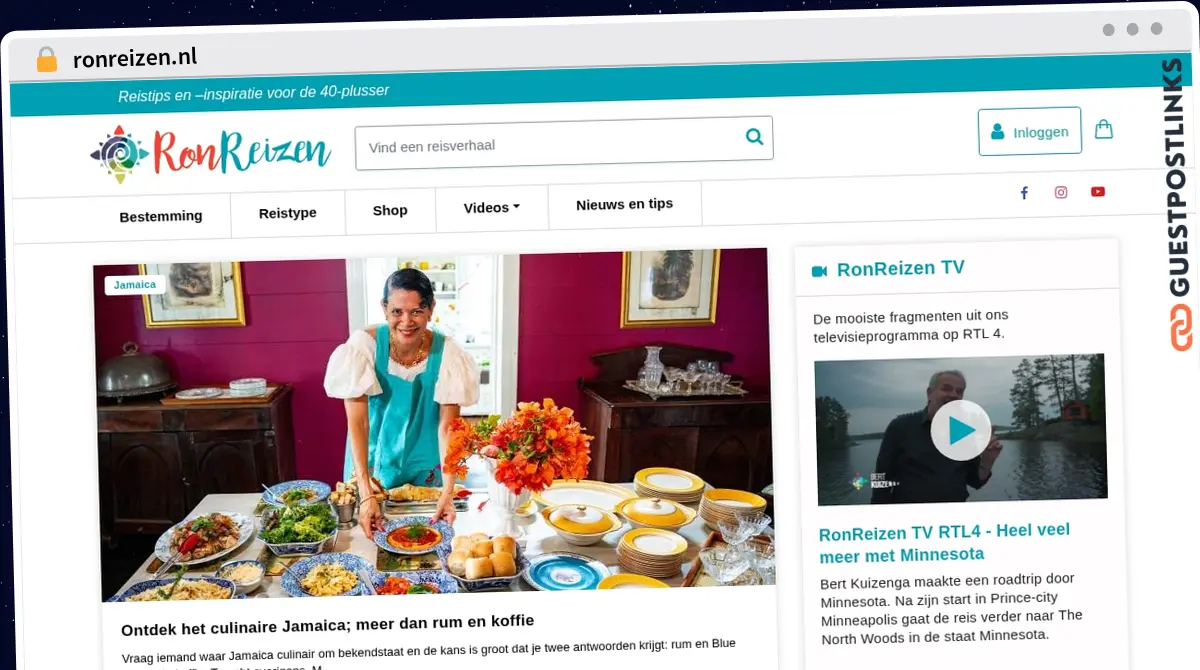 Publish Guest Post on ronreizen.nl