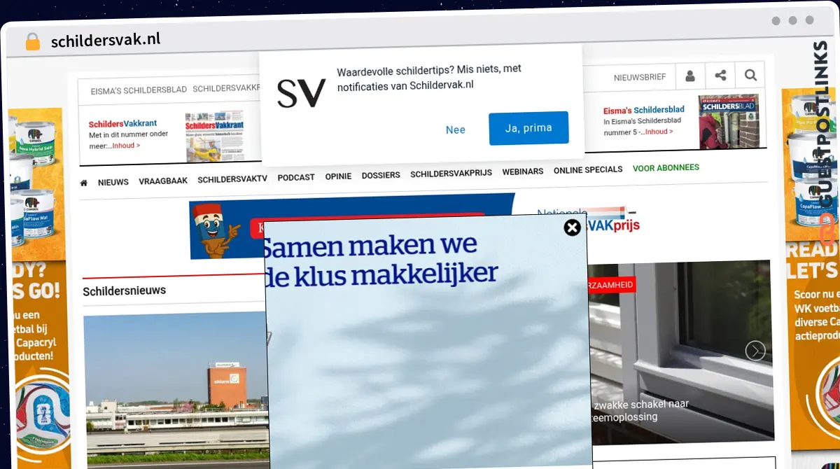 Publish Guest Post on schildersvak.nl