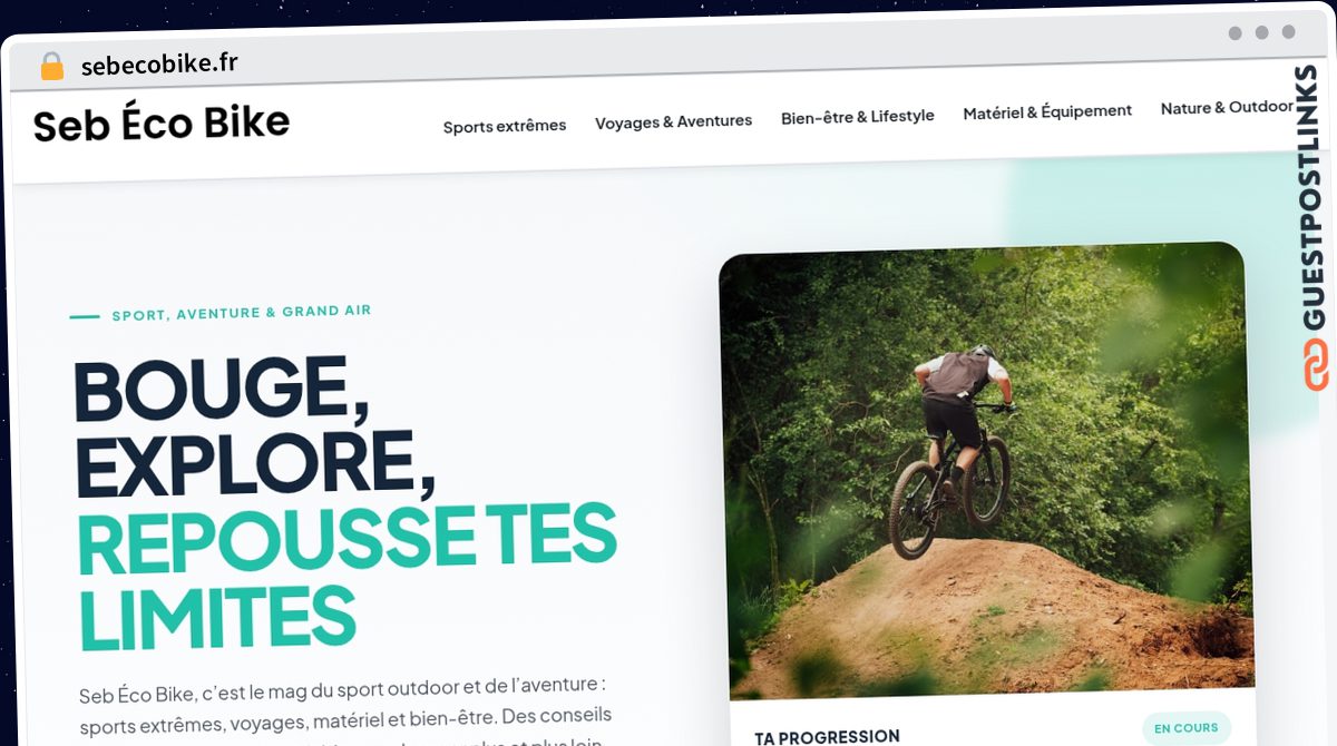 Publish Guest Post on sebecobike.fr