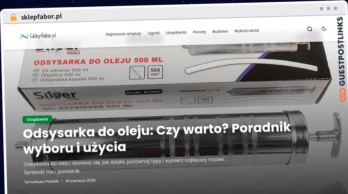 Publish Guest Post on sklepfabor.pl