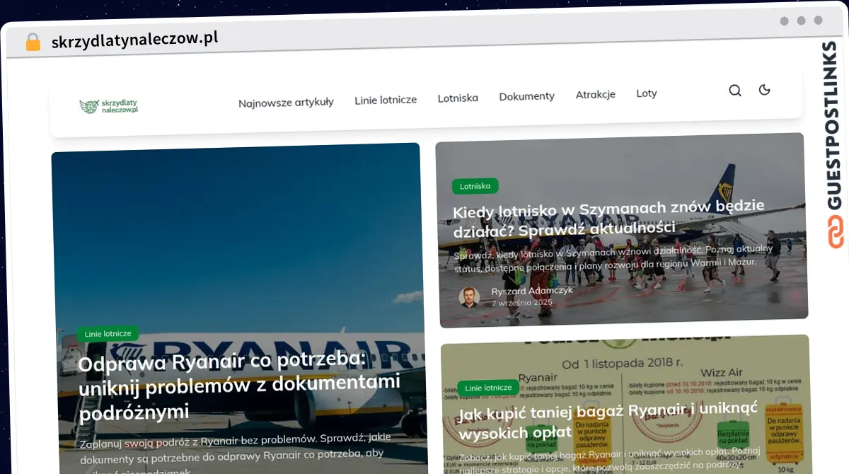 Publish Guest Post on skrzydlatynaleczow.pl