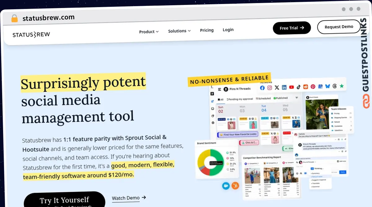 Publish Guest Post on statusbrew.com