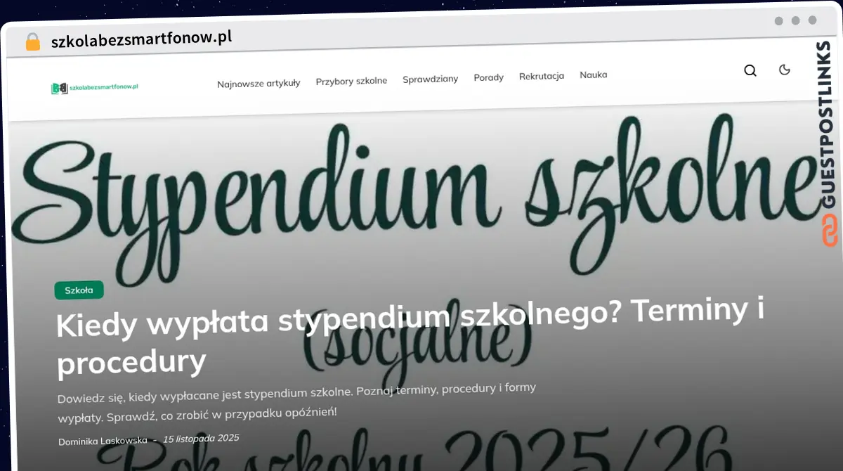Publish Guest Post on szkolabezsmartfonow.pl