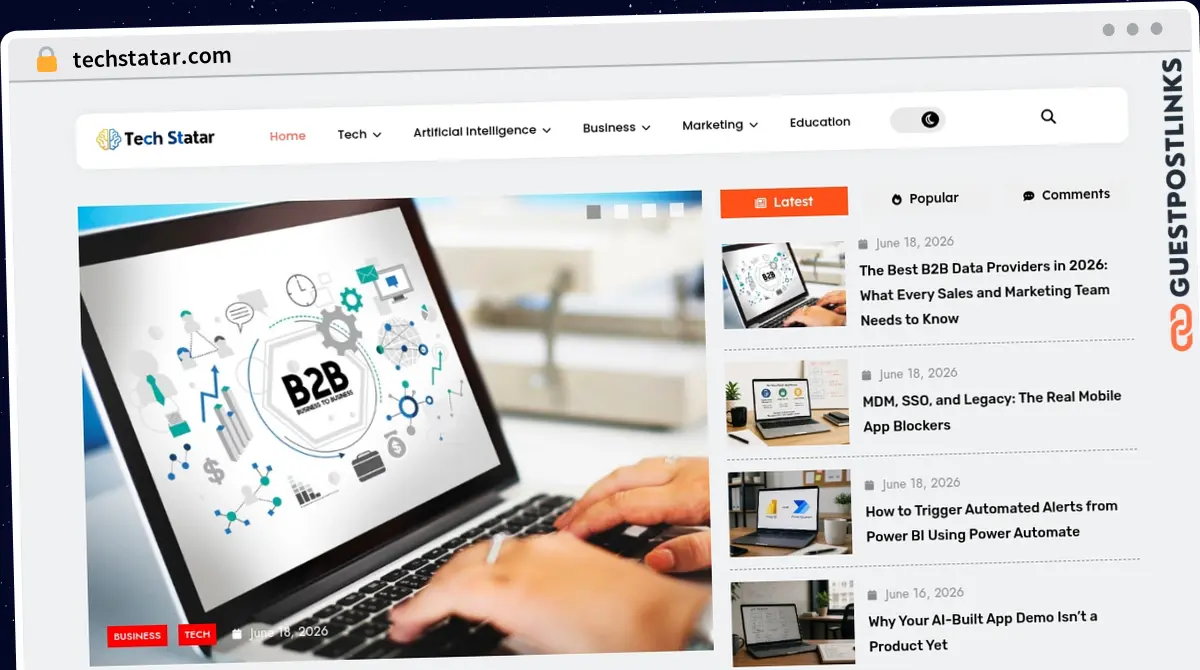 Publish Guest Post on techstatar.com