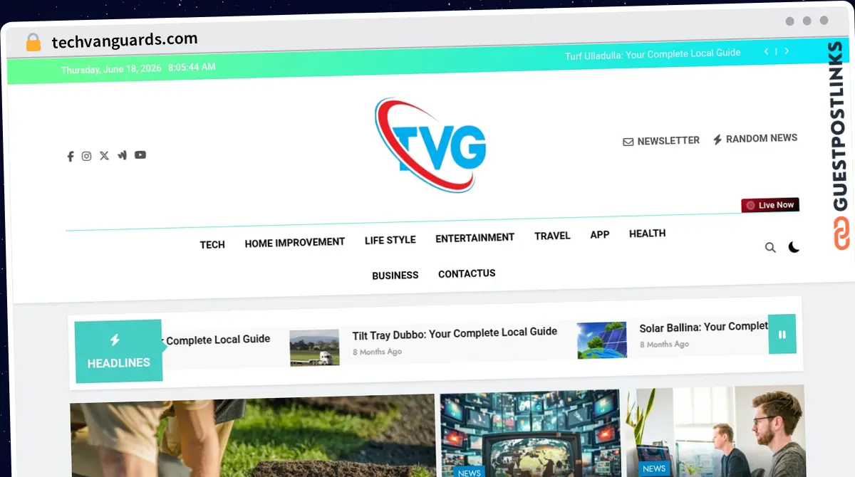 Publish Guest Post on techvanguards.com