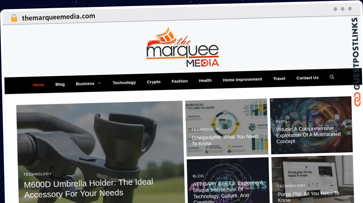 Publish Guest Post on themarqueemedia.com