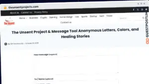 Publish Guest Post on theunsentprojects.com
