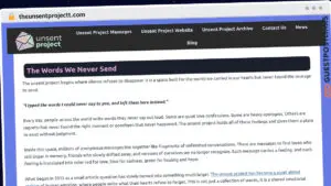 Publish Guest Post on theunsentprojectt.com